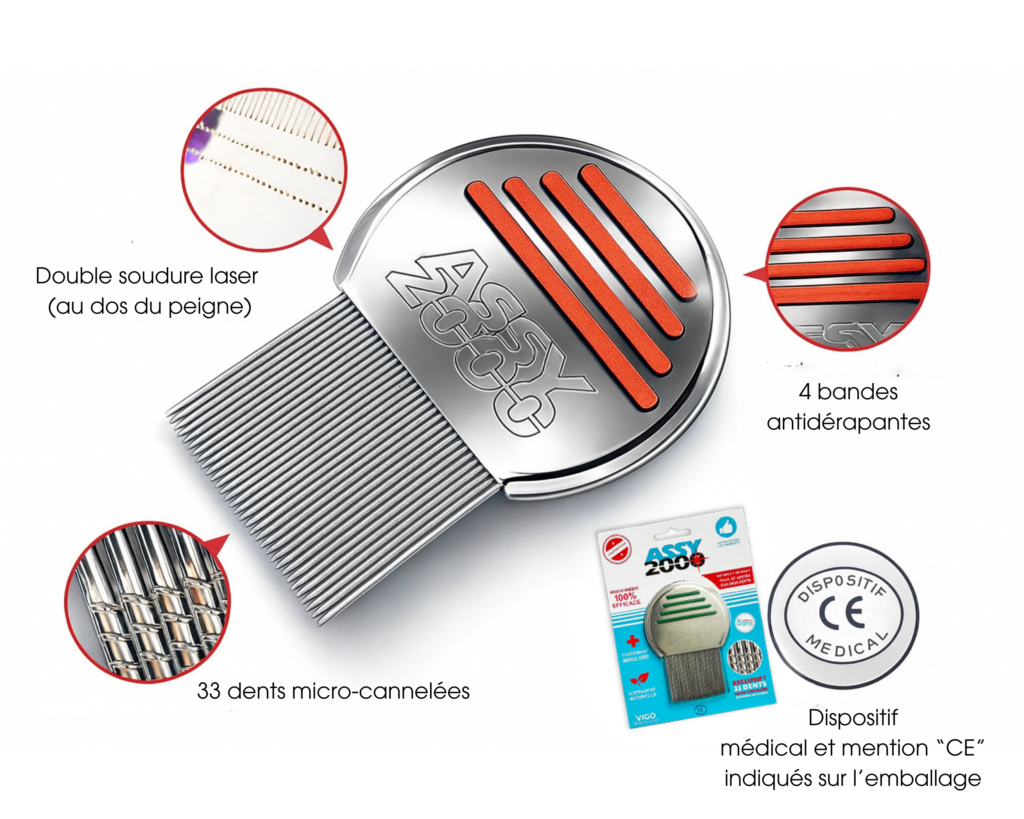 shéma explicatif peigne ASSY 2000